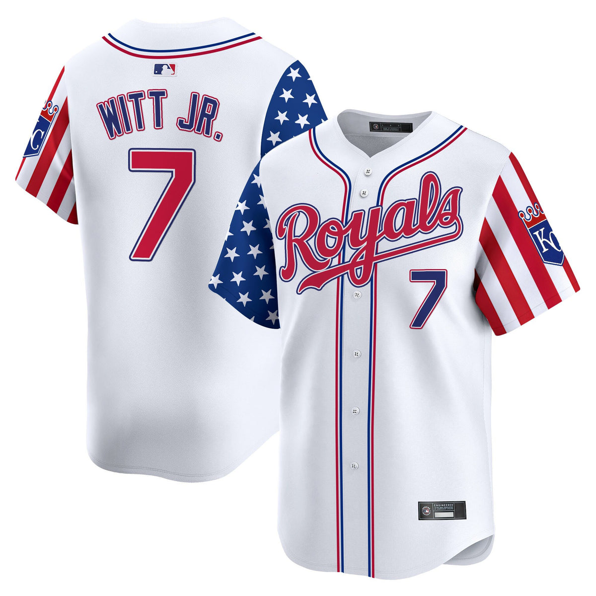 Men s Kansas City Royals 2025 Independence Day Vapor Premier Limited Jersey All Stitched