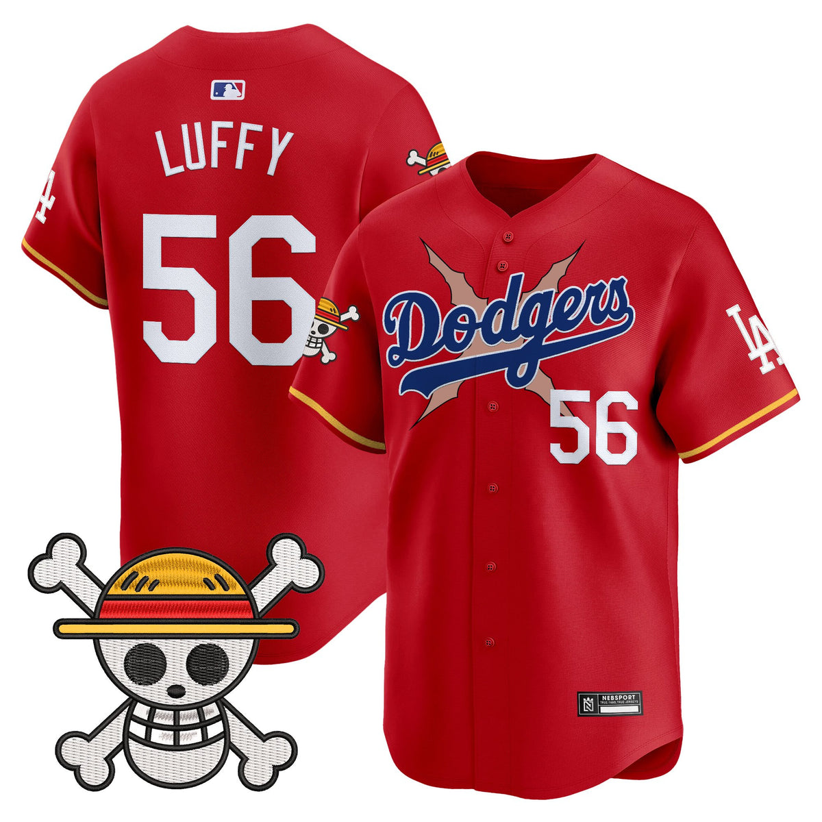 Men s Los Angeles Dodgers x One Piece 2025 Vapor Premier Limited Jersey Stitched