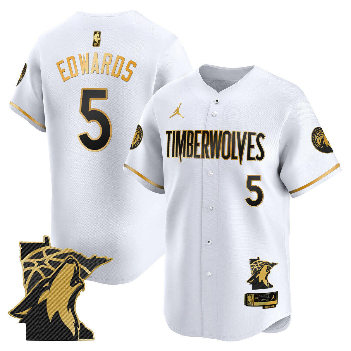 Men s Minnesota Timberwolves 2025 Vapor Baseball Jersey All Stitched