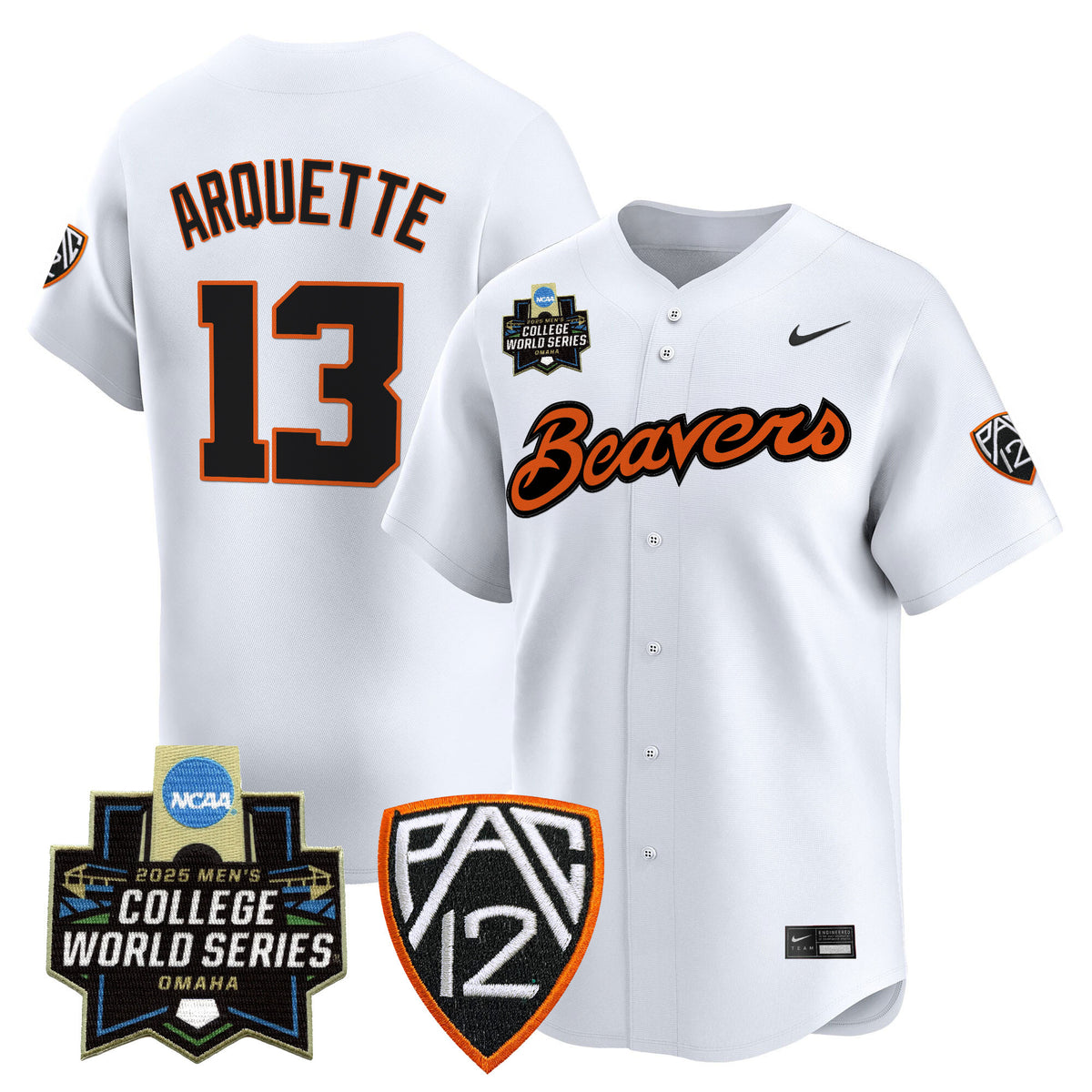 Men s Oregon State Beavers 2025 World Series Vapor Premier Limited Jersey All Stitched