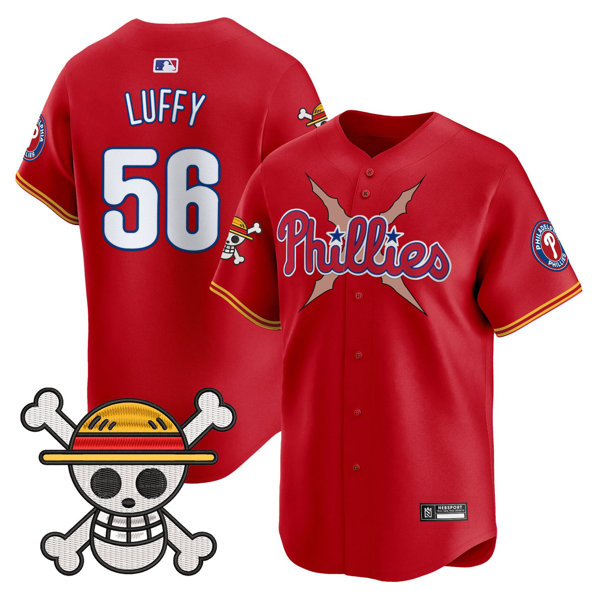 Men s Philadelphia Phillies x One Piece 2025 Vapor Premier Limited Jersey All Stitched