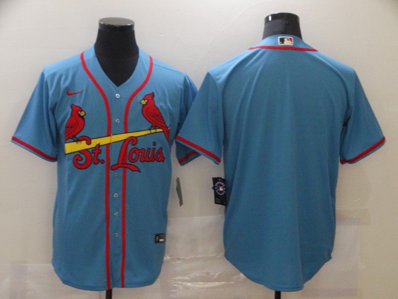 Men Stlouis Cardinals Blank Blue Game Nike Mlb Jerseys