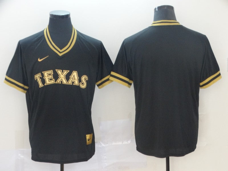 Men Texas Rangers Blank Black Game Nike Mlb Jerseys
