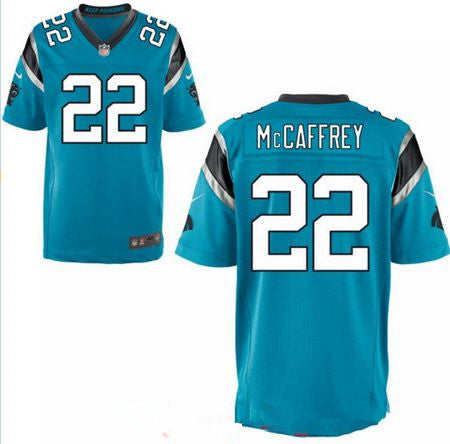 Mens 2017 Nfl Draft Carolina Panthers 22 Christian Mccaffrey Light Blue Alternate Stitched Nfl Nike Elite Jersey
