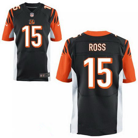 Mens 2017 Nfl Draft Cincinnati Bengals 15 John Ross Black Alternate Stitched Nfl Nike Elite Jersey