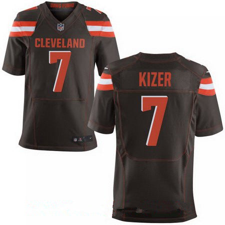 Mens 2017 Nfl Draft Cleveland Browns 7 Deshone Kizer Brown Team Color Stitched Nfl Nike Elite Jersey