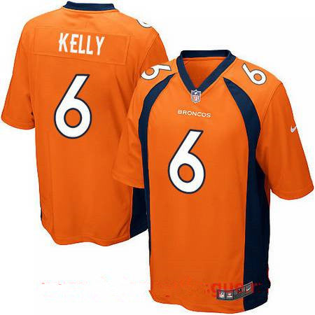 Mens 2017 Nfl Draft Denver Broncos 6 Chad Kelly Orange Team Color Stitched Nfl Nike Elite Jersey