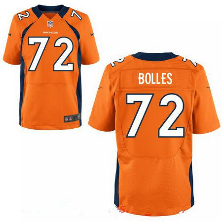 Mens 2017 Nfl Draft Denver Broncos 72 Garett Bolles Orange Team Color Stitched Nfl Nike Elite Jersey