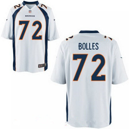 Mens 2017 Nfl Draft Denver Broncos 72 Garett Bolles White Road Stitched Nfl Nike Elite Jersey