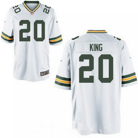 Mens 2017 Nfl Draft Green Bay Packers 20 Kevin King White Road Stitched Nfl Nike Elite Jersey