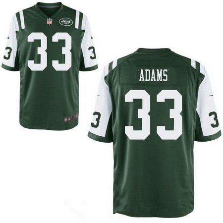 Mens 2017 Nfl Draft New York Jets 33 Jamal Adams Green Team Color Stitched Nfl Nike Elite Jersey