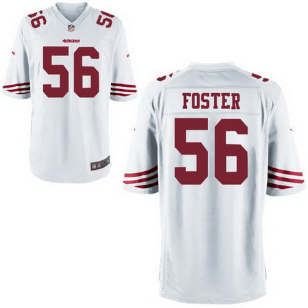 Mens 2017 Nfl Draft San Francisco 49ers 56 Reuben Foster White Road Stitched Nfl Nike Game Jersey