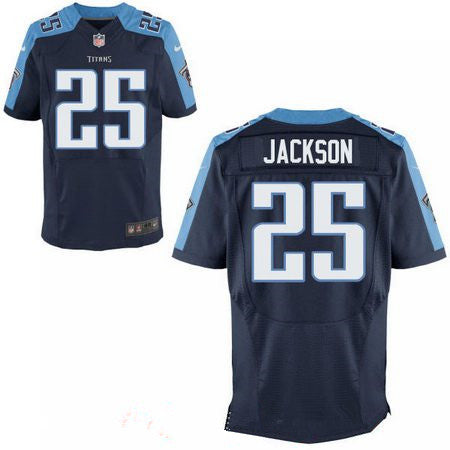 Mens 2017 Nfl Draft Tennessee Titans 25 Adoree Jackson Navy Blue Alternate Stitched Nfl Nike Elite Jersey