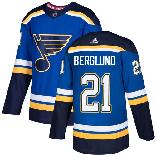 Mens Adidas St Louis Blues 21 Patrik Berglund Blue Home Authentic Stitched Nhl Jersey
