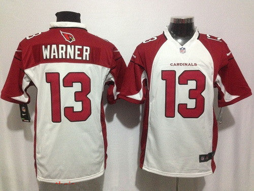 Mens Arizona Cardinals 13 Jaron Brown White Road Stitched Nfl Nike Game Jersey