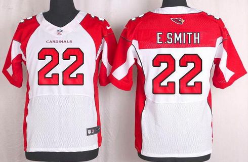 Mens Arizona Cardinals 22 Emmitt Smith White Retired Player Nfl Nike Elite Jersey