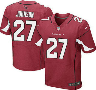 Mens Arizona Cardinals 27 Chris Johnson Red Team Color Nfl Nike Elite Jersey