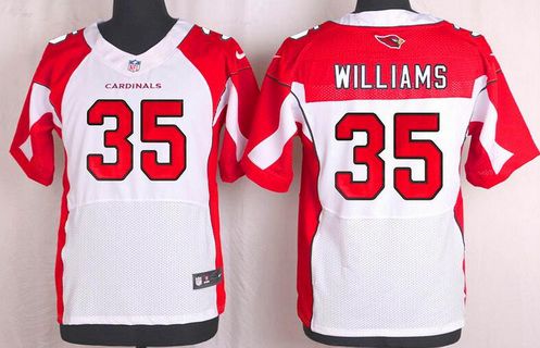 Mens Arizona Cardinals 35 Aeneas Williams White Retired Player Nfl Nike Elite Jersey