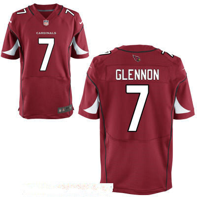 Mens Arizona Cardinals 7 Mike Glennon Red Team Color Stitched Nfl Nike Elite Jersey