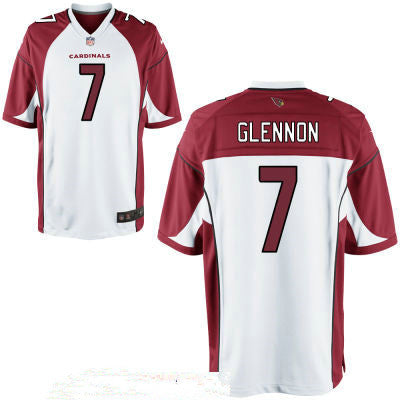 Mens Arizona Cardinals 7 Mike Glennon White Road Stitched Nfl Nike Game Jersey