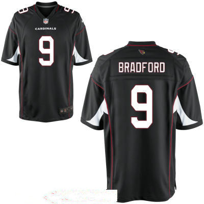 Mens Arizona Cardinals 9 Sam Bradford Black Alternate Stitched Nfl Nike Game Jersey