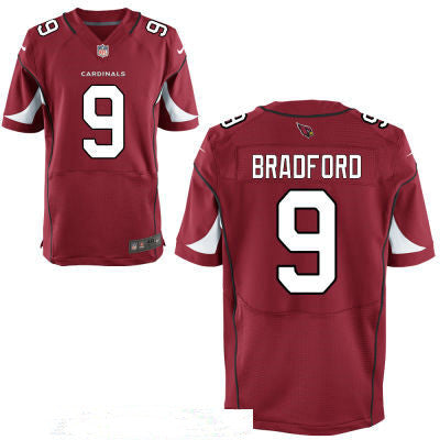 Mens Arizona Cardinals 9 Sam Bradford Red Team Color Stitched Nfl Nike Elite Jersey