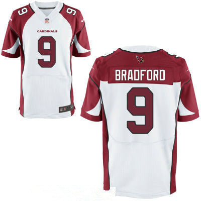 Mens Arizona Cardinals 9 Sam Bradford White Road Stitched Nfl Nike Elite Jersey