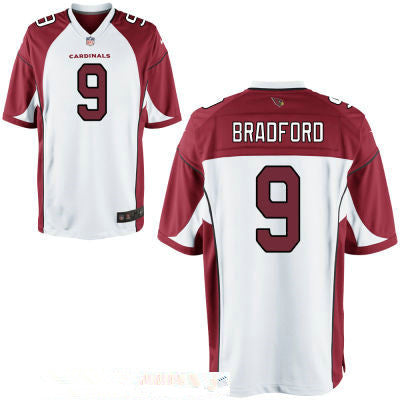 Mens Arizona Cardinals 9 Sam Bradford White Road Stitched Nfl Nike Game Jersey