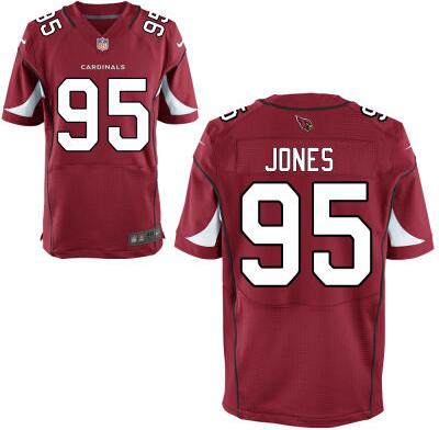 Mens Arizona Cardinals 95 Chandler Jones Red Team Color Nfl Nike Elite Jersey