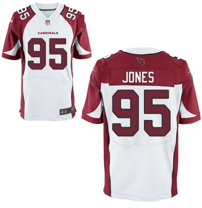 Mens Arizona Cardinals 95 Chandler Jones White Road Nfl Nike Elite Jersey