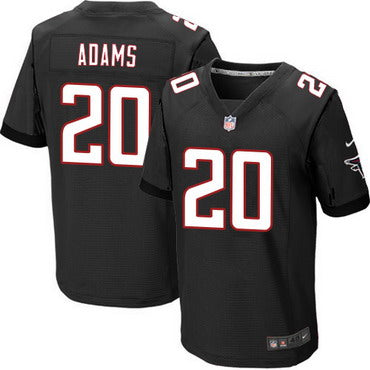 Mens Atlanta Falcons 20 Phillip Adams Black Alternate Nfl Nike Elite Jersey
