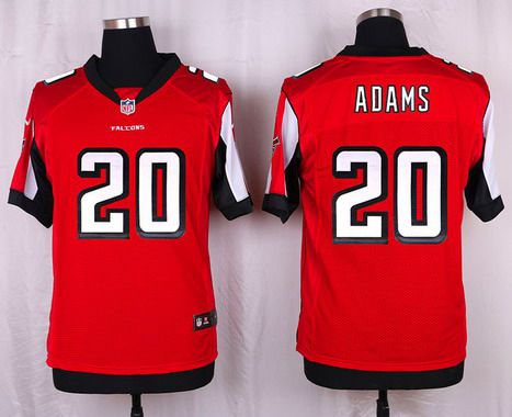 Mens Atlanta Falcons 20 Phillip Adams Red Team Color Nfl Nike Elite Jersey