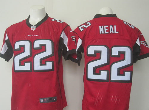 Mens Atlanta Falcons 22 Keanu Neal Red Team Color Nfl Nike Elite Jersey