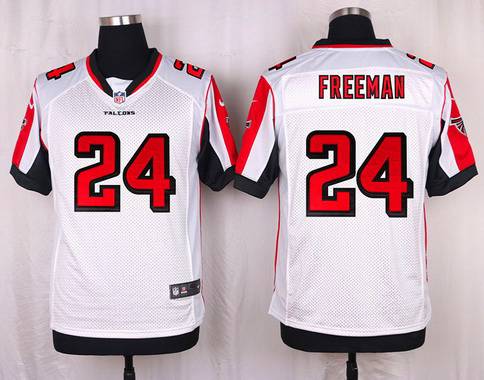 Mens Atlanta Falcons 24 Devonta Freeman White Road Nfl Nike Elite Jersey