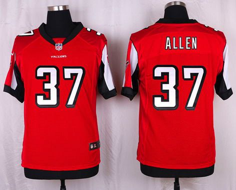 Mens Atlanta Falcons 37 Ricardo Allen Red Team Color Nfl Nike Elite Jersey