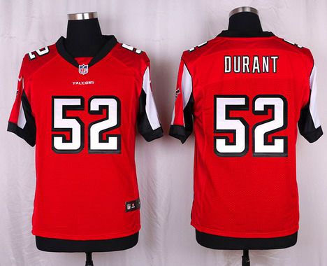 Mens Atlanta Falcons 52 Justin Durant Red Team Color Nfl Nike Elite Jersey