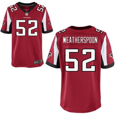 Mens Atlanta Falcons 52 Sean Weatherspoon Red Team Color Nfl Nike Elite Jersey