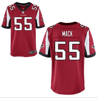 Mens Atlanta Falcons 55 Alex Mack Red Team Color Nfl Nike Elite Jersey