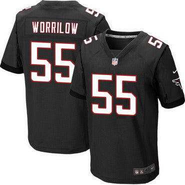 Mens Atlanta Falcons 55 Paul Worrilow Black Alternate Nfl Nike Elite Jersey