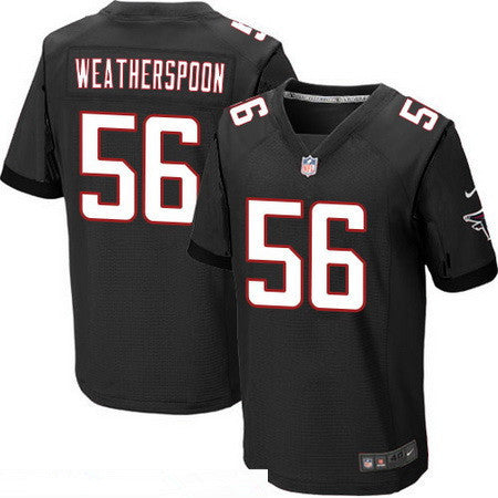 Mens Atlanta Falcons 56 Sean Weatherspoon Black Alternate Stitched Nfl Nike Elite Jersey
