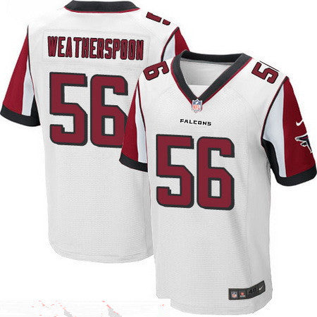 Mens Atlanta Falcons 56 Sean Weatherspoon White Road Stitched Nfl Nike Elite Jersey