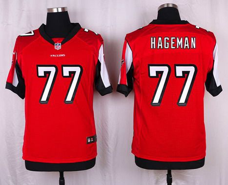 Mens Atlanta Falcons 77 Rashede Hageman Red Team Color Nfl Nike Elite Jersey