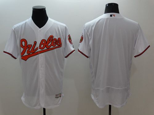 Mens Baltimore Orioles Blank White Flexbase Authentic Collection Stitched Mlb Jersey