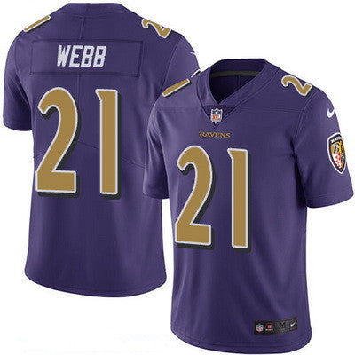 Mens Baltimore Ravens 21 Lardarius Webb Purple 2016 Color Rush Stitched Nfl Nike Limited Jersey