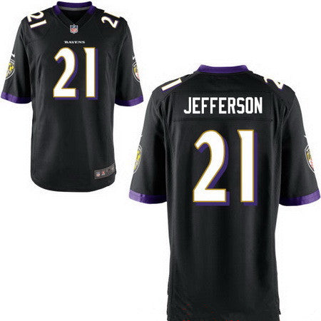 Mens Baltimore Ravens 21 Tony Jefferson Black Alternate Stitched Nfl Nike Elite Jersey