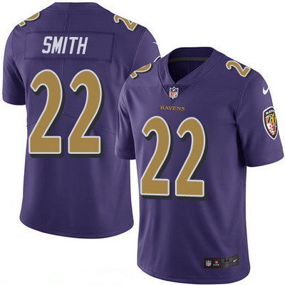 Mens Baltimore Ravens 22 Jimmy Smith Purple 2016 Color Rush Stitched Nfl Nike Limited Jersey