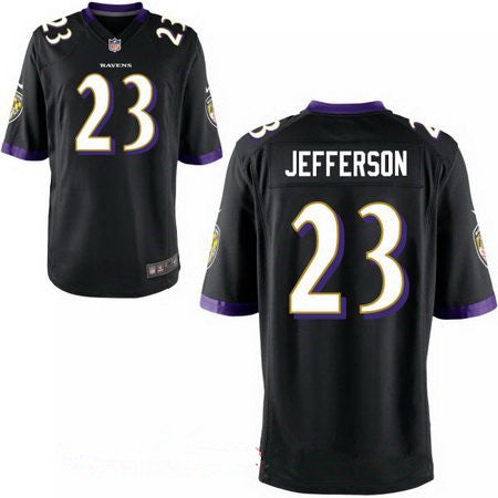Mens Baltimore Ravens 23 Tony Jefferson Black Alternate Stitched Nfl Nike Elite Jersey