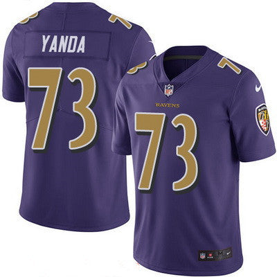 Mens Baltimore Ravens 73 Marshal Yanda Purple 2016 Color Rush Stitched Nfl Nike Limited Jersey