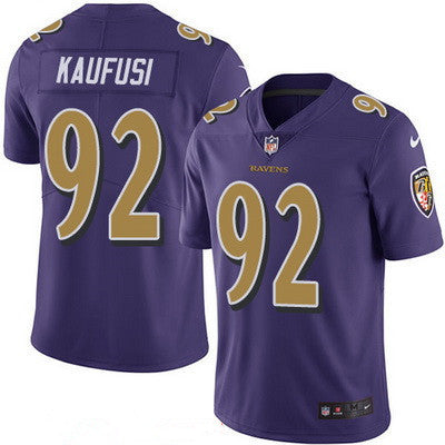 Mens Baltimore Ravens 92 Bronson Kaufusi Purple 2016 Color Rush Stitched Nfl Nike Limited Jersey