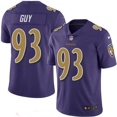 Mens Baltimore Ravens 93 Lawrence Guy Purple 2016 Color Rush Stitched Nfl Nike Limited Jersey